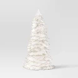 Medium Feather Christmas Tree White - Threshold™