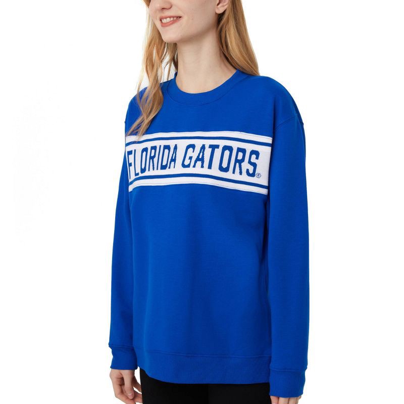 slide 3 of 3, NCAA Florida Gators Women's Crew Neck Varsity Fashion Top - L, 1 ct