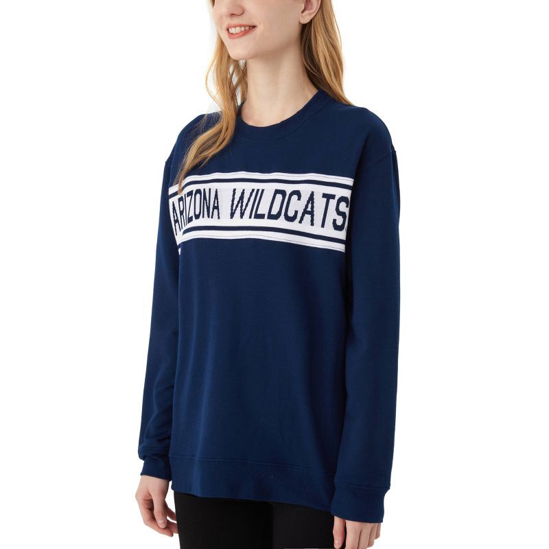 slide 3 of 3, NCAA Arizona Wildcats Women's Crew Neck Varsity Fashion Top - L, 1 ct