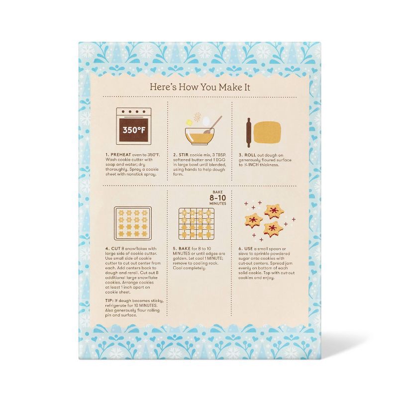 slide 3 of 4, Holiday Linzer Sandwich Cookie Baking Kit - 10oz - Favorite Day™, 10 oz