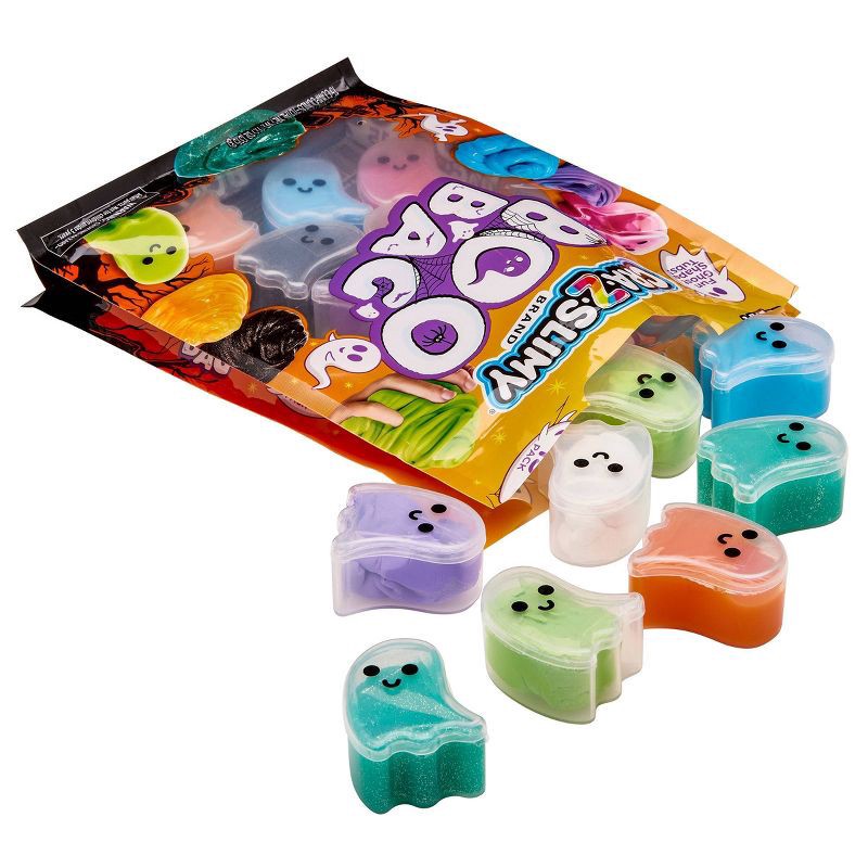 slide 6 of 9, Cra-Z-Slimy Halloween Boo Bag Party - 15pk: Includes 5 Colors, Creativity Focused, Slimes & Putties Set, 15 ct
