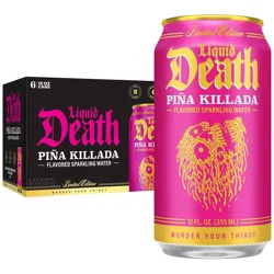 Liquid Death Pina Killada Sparkling Water - 6pk/12 fl oz Cans