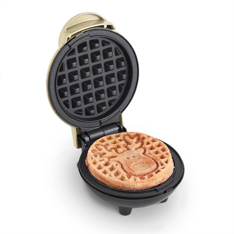 slide 2 of 7, Dash Reindeer Mini Waffle Maker, 1 ct