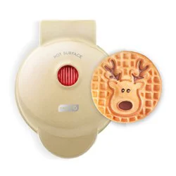 Dash Reindeer Mini Waffle Maker
