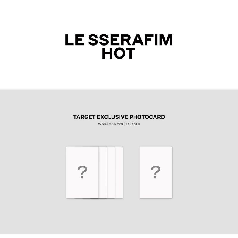 slide 2 of 3, Universal Music Group LE SSERAFIM - 5th Mini Album 'HOT' (Target Exclusive, CD), 1 ct