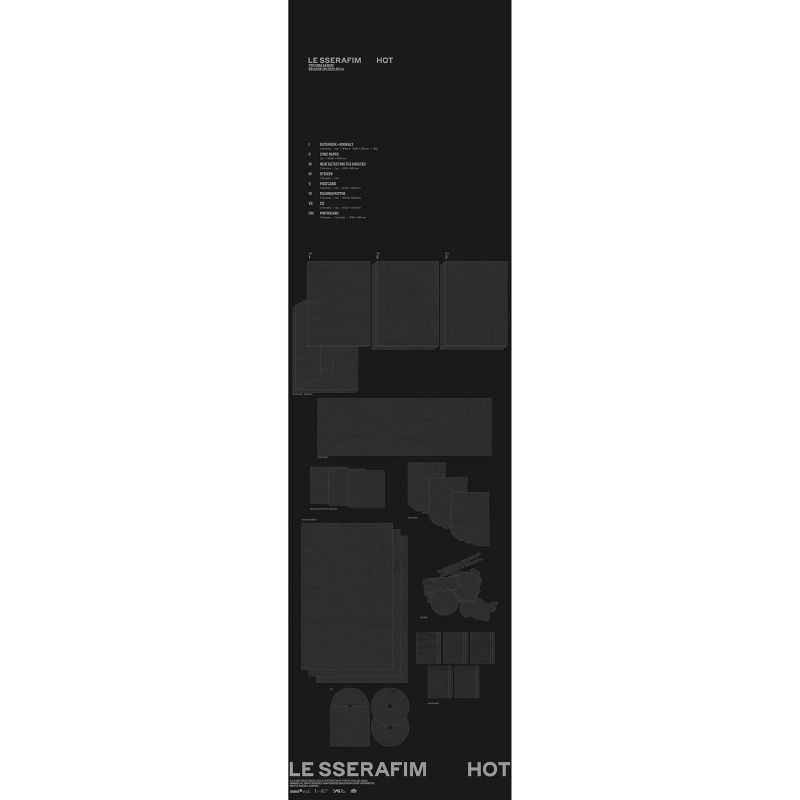 slide 3 of 3, Universal Music Group LE SSERAFIM - 5th Mini Album 'HOT' (Target Exclusive, CD), 1 ct