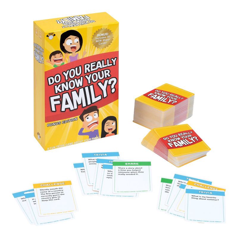 slide 2 of 8, Moose Games Do You Really Know Your Family Game - Bonus Edition, 1 ct