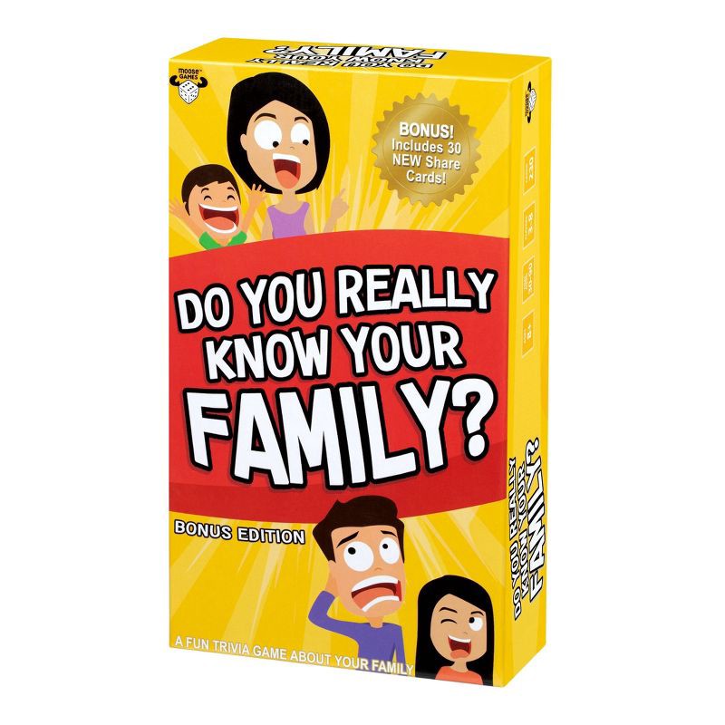 slide 4 of 8, Moose Games Do You Really Know Your Family Game - Bonus Edition, 1 ct