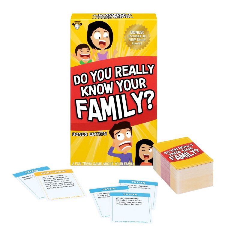 slide 5 of 8, Moose Games Do You Really Know Your Family Game - Bonus Edition, 1 ct