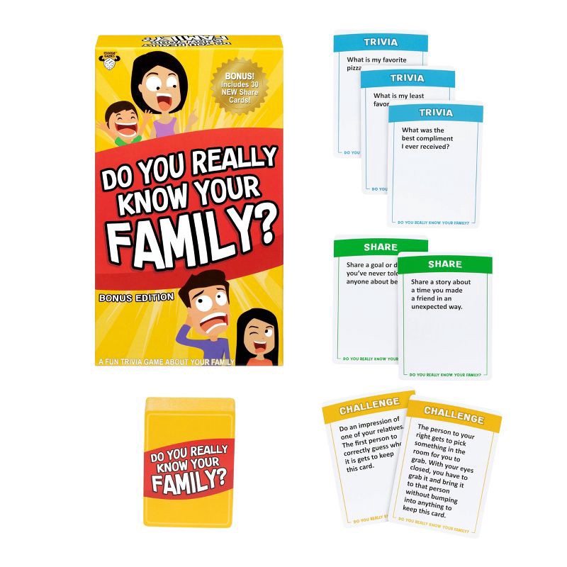 slide 7 of 8, Moose Games Do You Really Know Your Family Game - Bonus Edition, 1 ct