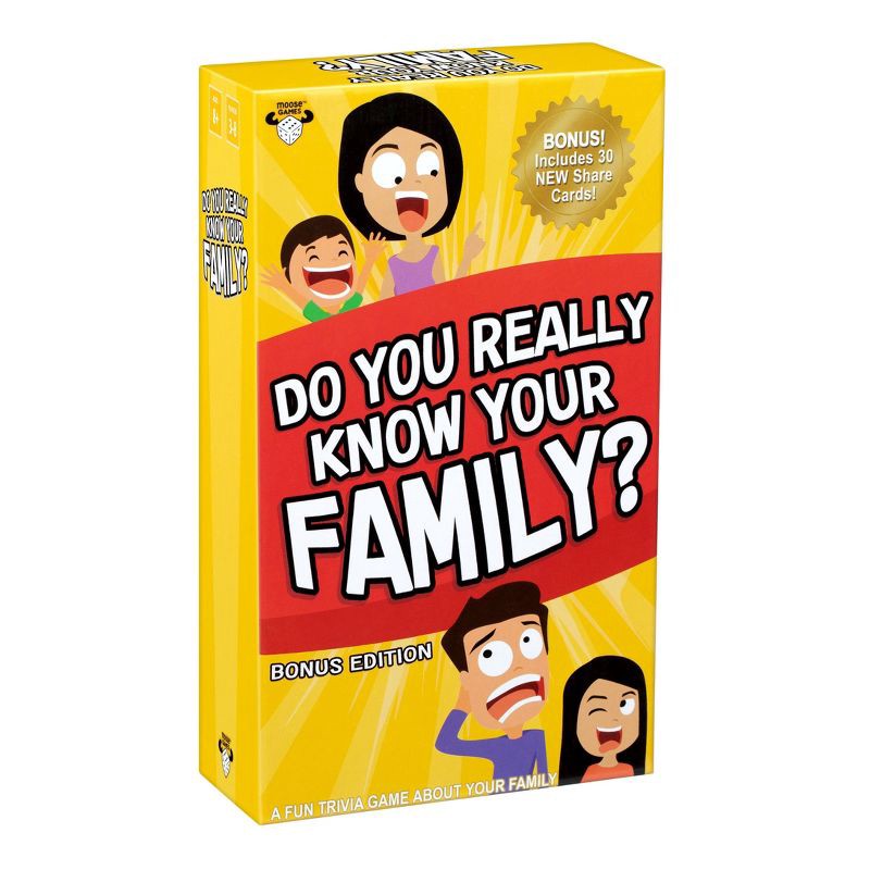 slide 8 of 8, Moose Games Do You Really Know Your Family Game - Bonus Edition, 1 ct