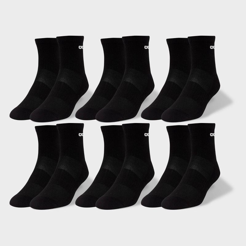 slide 1 of 6, Pair of Thieves BOWO 3+3 Bonus pack Ankle Socks - Black 8-12, 1 ct