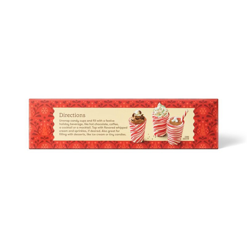 slide 3 of 4, Peppermint Christmas Candy Cups - 7.2oz - Favorite Day™, 7.2 oz