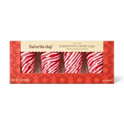Peppermint Christmas Candy Cups - 7.2oz - Favorite Day™