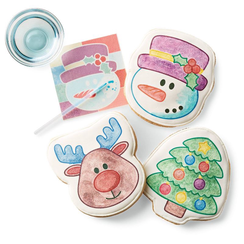 slide 4 of 4, Christmas Paint-Your-Own Holiday Cookie Kit - 17.6oz/8ct - Favorite Day™, 17.6 oz, 8 ct