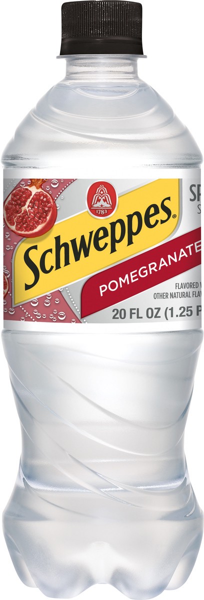 slide 4 of 9, Schweppes Sparkling Pomegranate Seltzer Water 20 fl oz, 20 fl oz