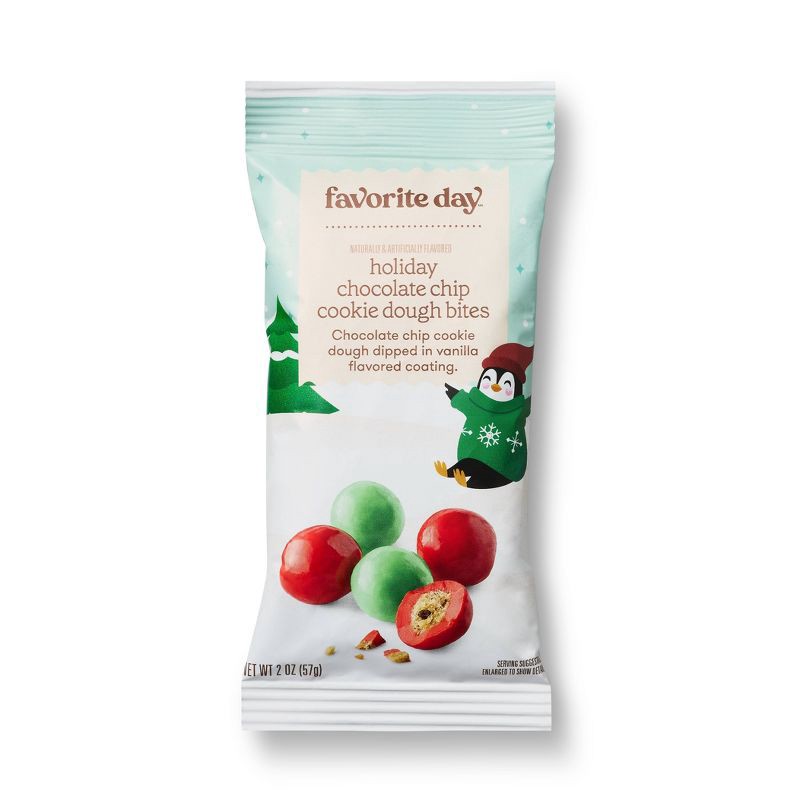slide 1 of 3, Christmas Sugar Cookie Dough Bites Stocking Stuffers - 2oz - Favorite Day™, 2 oz