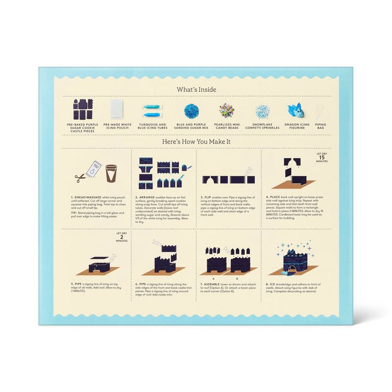 slide 3 of 4, Winter Castle Christmas Cookie Kit - 25.6oz - Favorite Day™, 25.6 oz