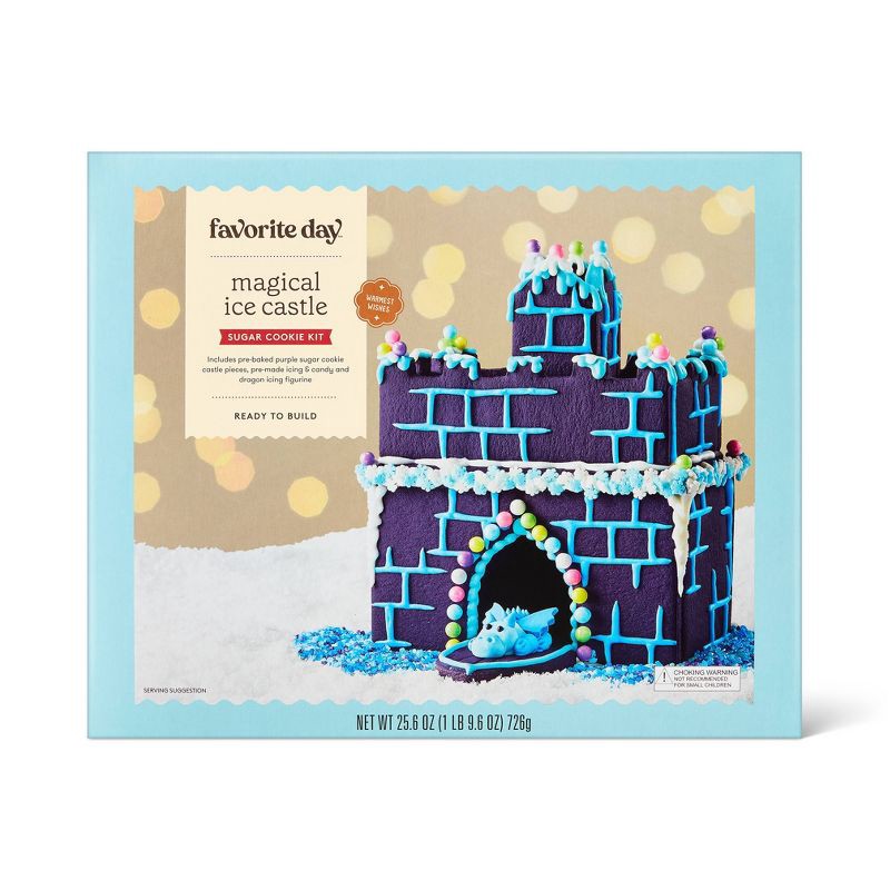 slide 1 of 4, Winter Castle Christmas Cookie Kit - 25.6oz - Favorite Day™, 25.6 oz