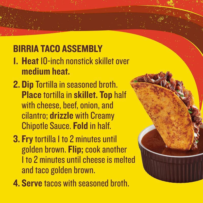 slide 6 of 7, Old El Paso Birria Taco Kit - 12.1oz/10ct, 12.1 oz, 10 ct