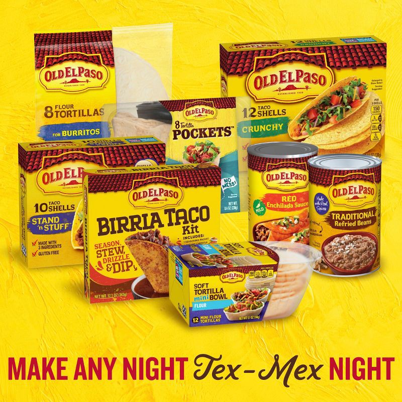 slide 7 of 7, Old El Paso Birria Taco Kit - 12.1oz/10ct, 12.1 oz, 10 ct