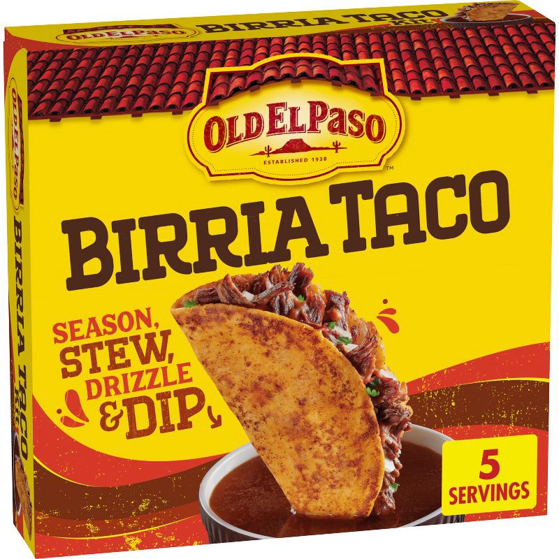 slide 1 of 7, Old El Paso Birria Taco Kit - 12.1oz/10ct, 12.1 oz, 10 ct