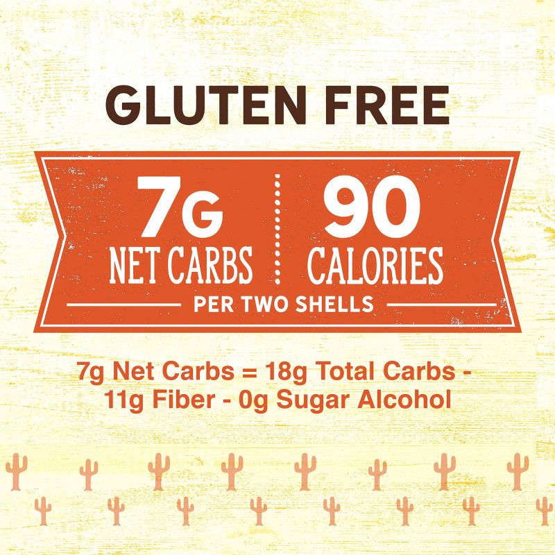 slide 3 of 7, Old El Paso Carb Advantage Nacho Cheese Flavored Crunchy Taco Shells - 3.95oz/8ct, 3.95 oz, 8 ct