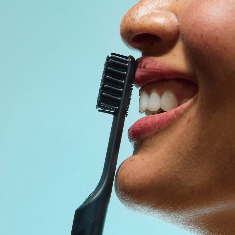 slide 6 of 15, quip Sonic Electric Metal Toothbrush and Travel Case - Black, 1 ct