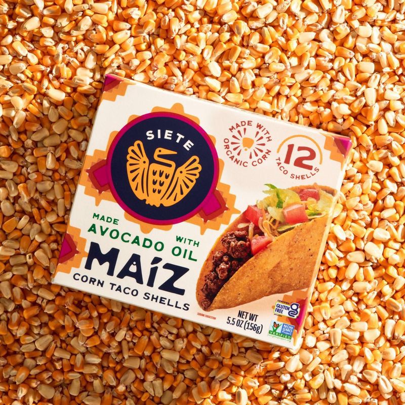 slide 3 of 4, Siete Maiz Hard Corn Taco Shells - 5.5oz/12ct, 12 ct; 5.5 oz