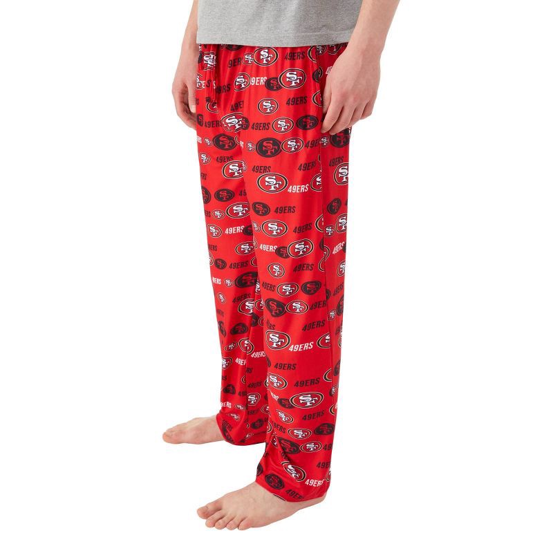 slide 3 of 3, NFL San Francisco 49ers Men's Pajama Pants with Pockets - S, 1 ct