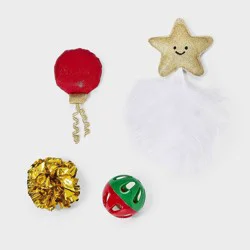 Star Cat Ball Plush Toy Set - 4pcs - Boots & Barkley™