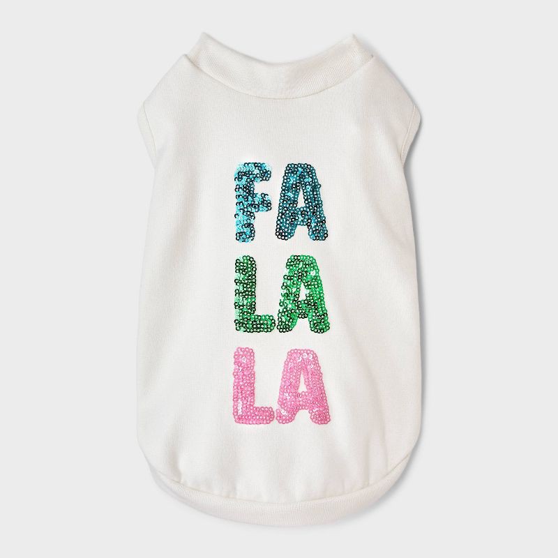 slide 2 of 5, Falala Crewneck Dog and Cat Shirt - Boots & Barkley™ XS, 1 ct