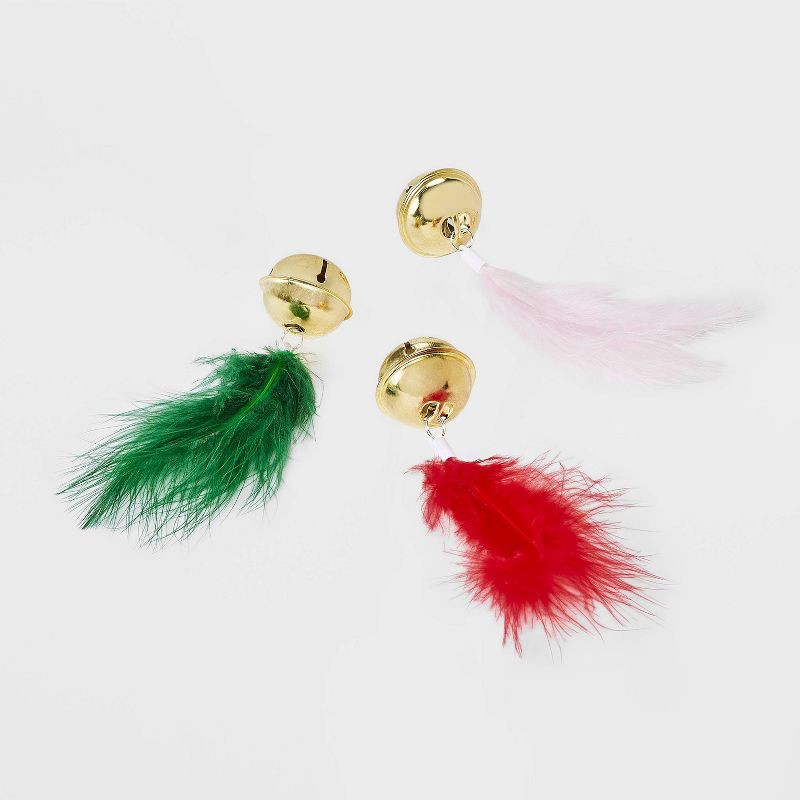 slide 3 of 3, Bells Cat Rattle Toy - Boots & Barkley™, 1 ct