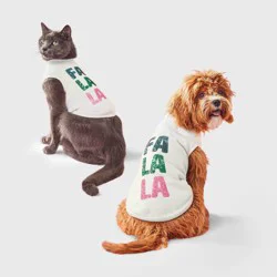 Falala Crewneck Dog and Cat Shirt - Boots & Barkley™ S