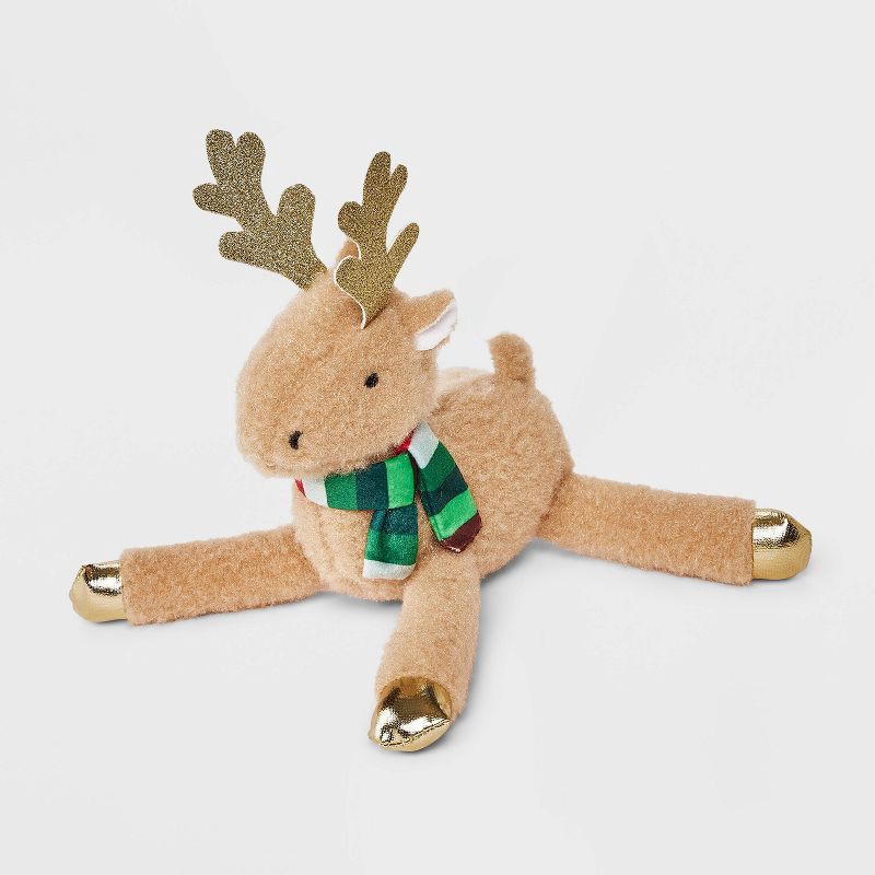 slide 3 of 3, Reindeer Kicker Cat Plush Toy - Boots & Barkley™, 1 ct