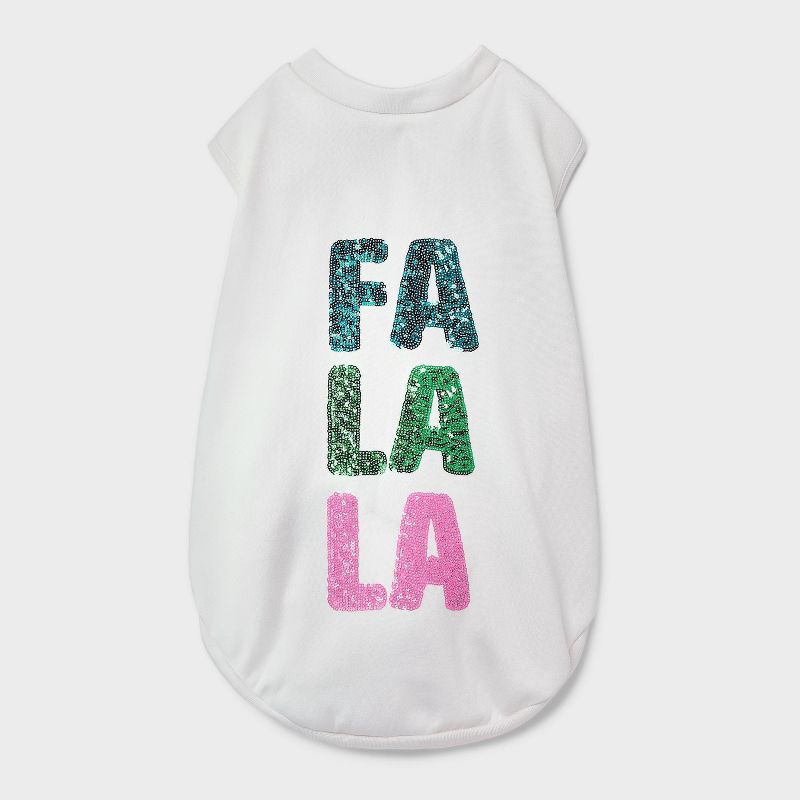 slide 2 of 5, Falala Crewneck Dog Shirt - Boots & Barkley™ M, 1 ct