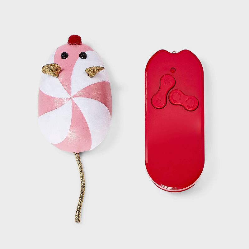 slide 1 of 3, Electronic Mouse Cat Teaser Toy - Boots & Barkley™, 1 ct