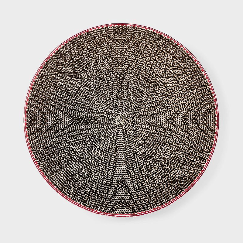 slide 2 of 3, Board Bowl Pad Cat Scratcher - 15.7" - Boots & Barkley™, 1 ct