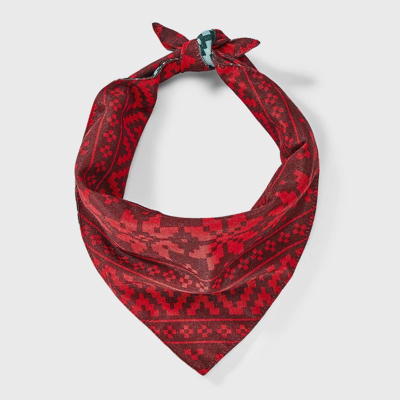 slide 2 of 4, Reversible Snowflake Dog Bandana - Boots & Barkley™ One Size Fits Most, 1 ct