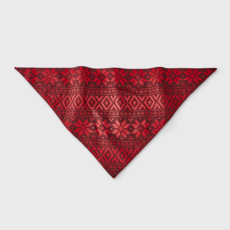 slide 3 of 4, Reversible Snowflake Dog Bandana - Boots & Barkley™ One Size Fits Most, 1 ct