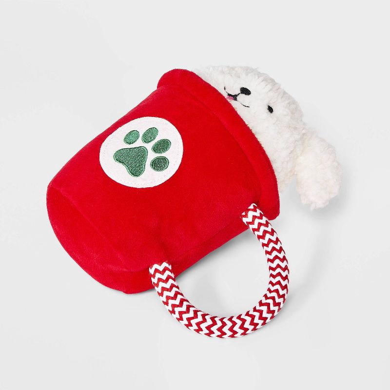 slide 3 of 3, Pup Cup Dog Plush Toy - Boots & Barkley™, 1 ct