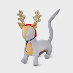 Antler Dog and Cat Headpiece Costume - Boots & Barkley™ Red S/M