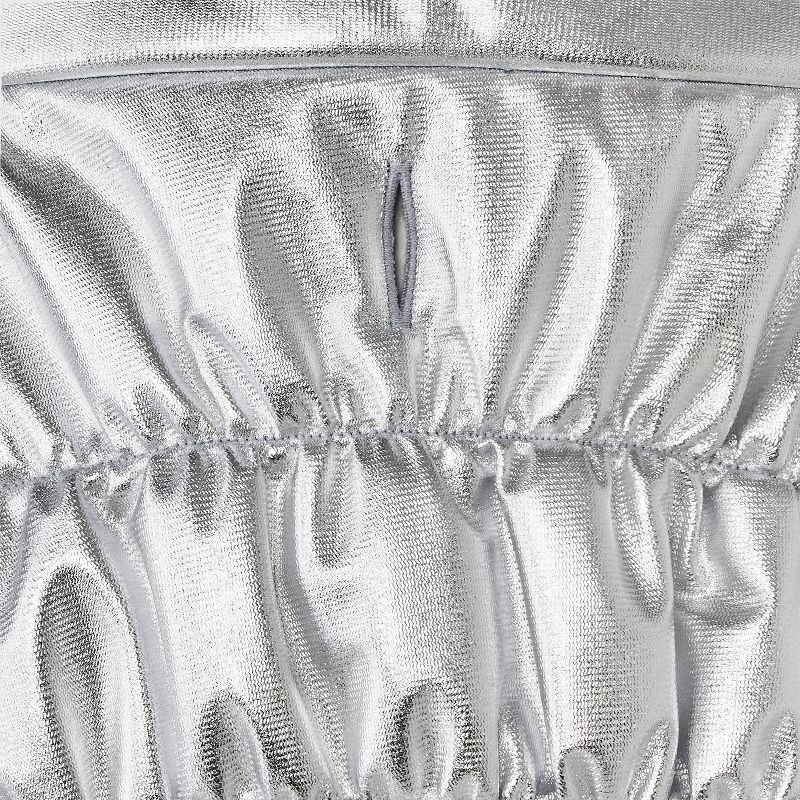 slide 4 of 6, Puffer Dog Vest - Boots & Barkley™ Metallic Silver S, 1 ct