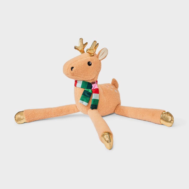 slide 3 of 3, Reindeer Dog Plush Toy - Boots & Barkley™, 1 ct