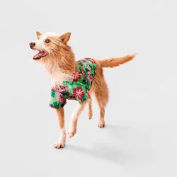 Warm Weather Hawaiian Tropical Dog Shirt - Boots & Barkley™ Green L