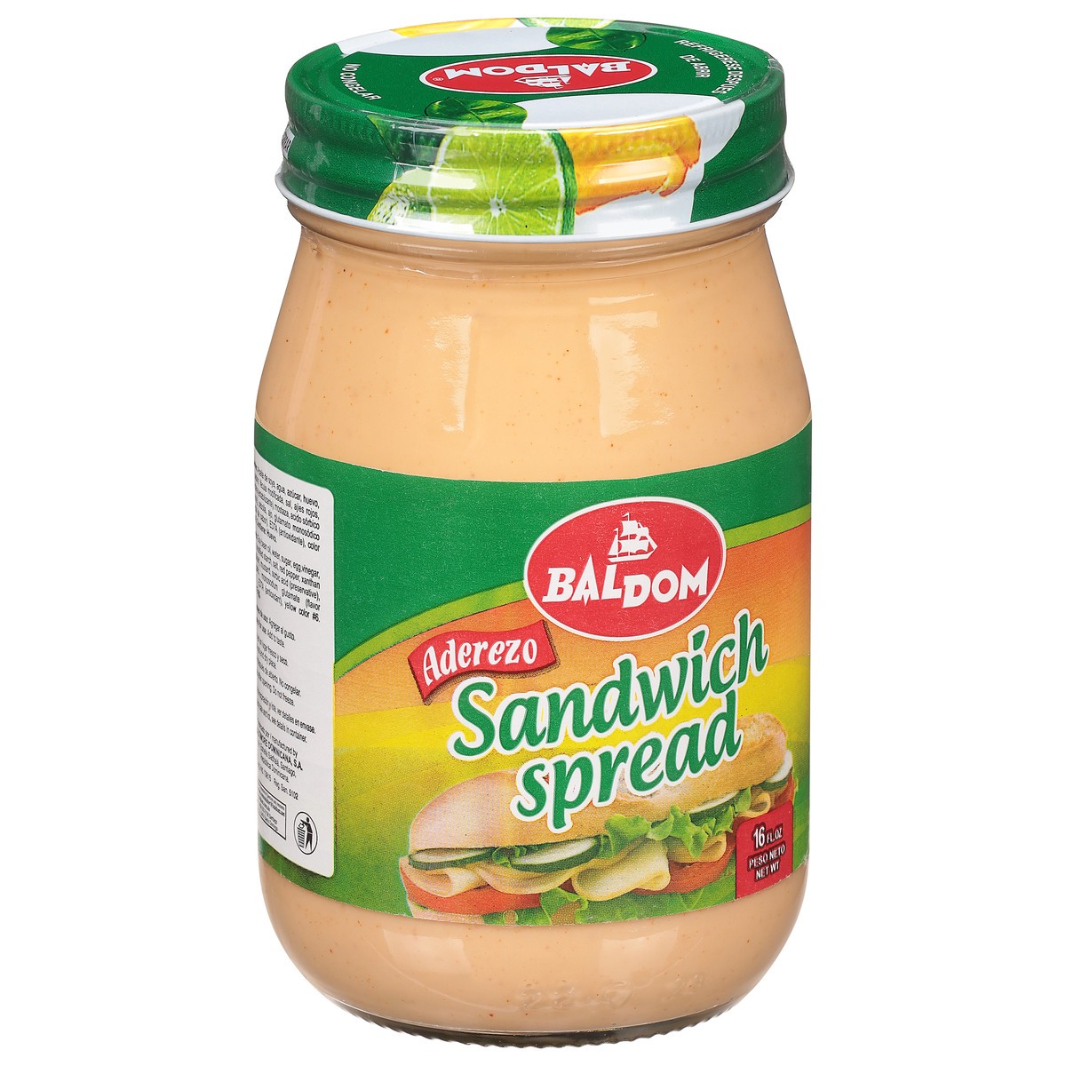 slide 3 of 9, Baldom Sandwich Spread 16 fl oz, 16 fl oz