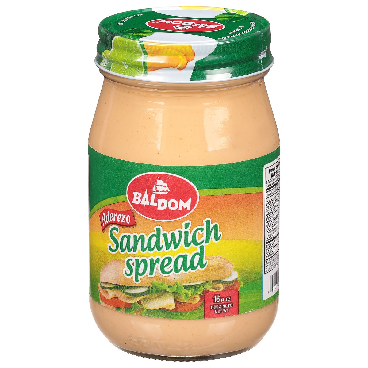 slide 4 of 9, Baldom Sandwich Spread 16 fl oz, 16 fl oz