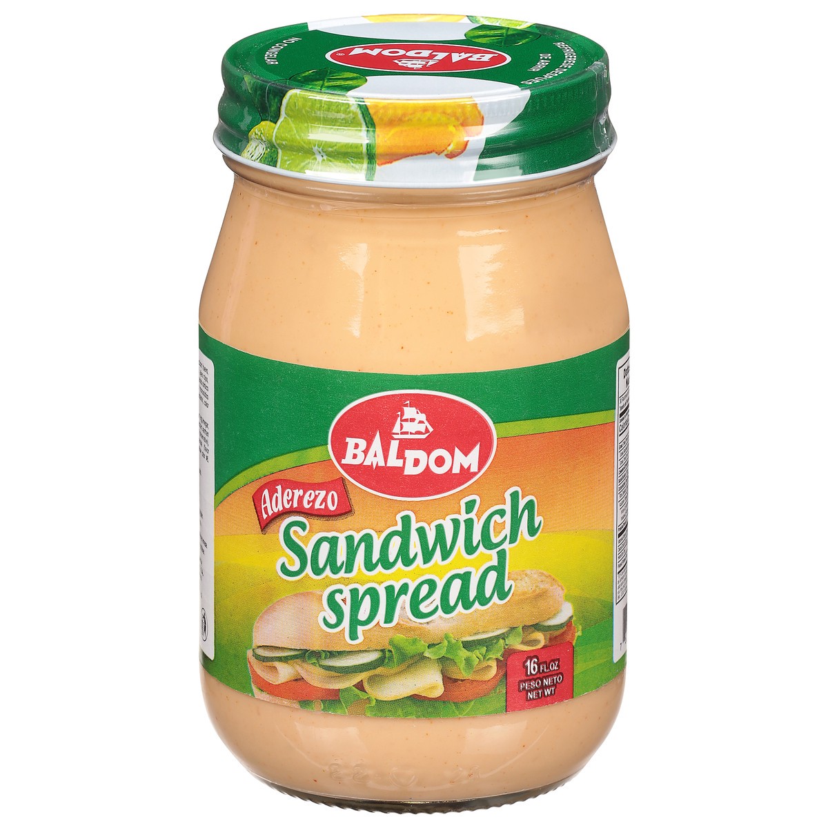 slide 1 of 9, Baldom Sandwich Spread 16 fl oz, 16 fl oz