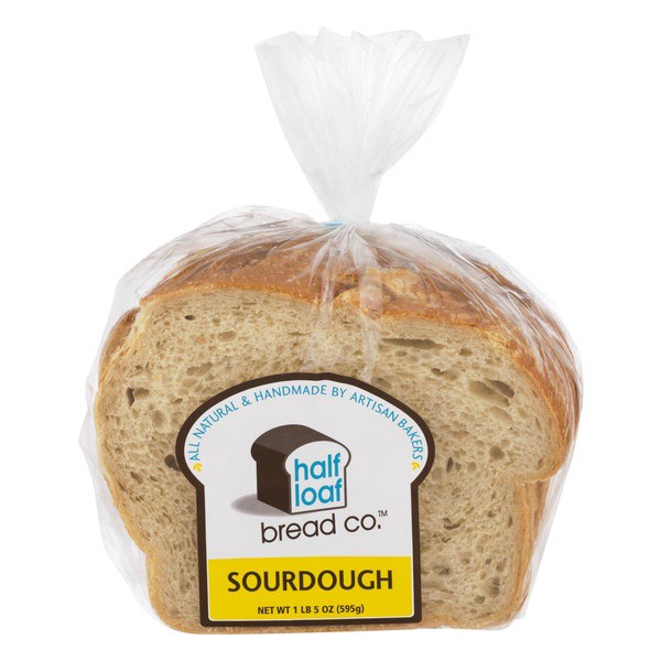 slide 1 of 1, 1/2 Loaf Bread Sourdough, 21 oz