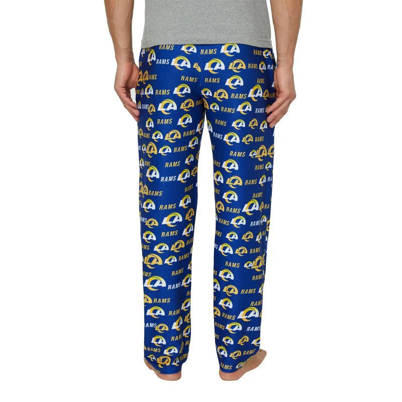 slide 2 of 3, NFL Los Angeles Rams Men's Pajama Pants with Pockets - L, 1 ct